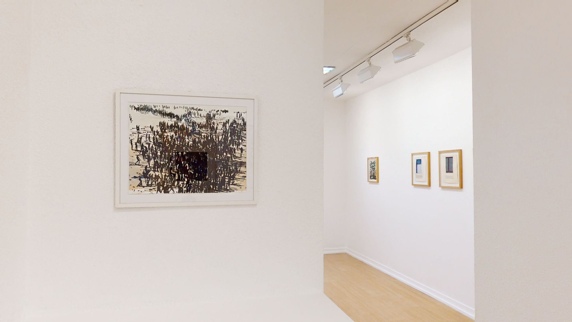 Philippe Cognée & Jean-Pierre Pincemin / Correspondances, exposition de peintures sur papier / Oniris 2020