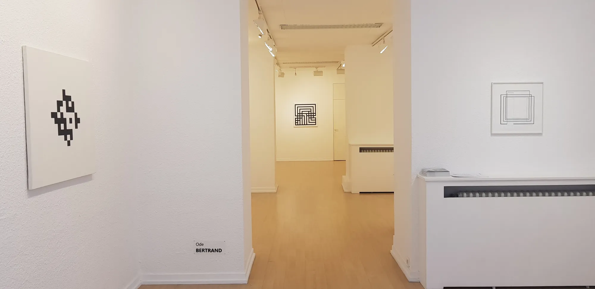 Ode Bertrand / Travaux en noir et blanc, exposition personnelle / Oniris 2018