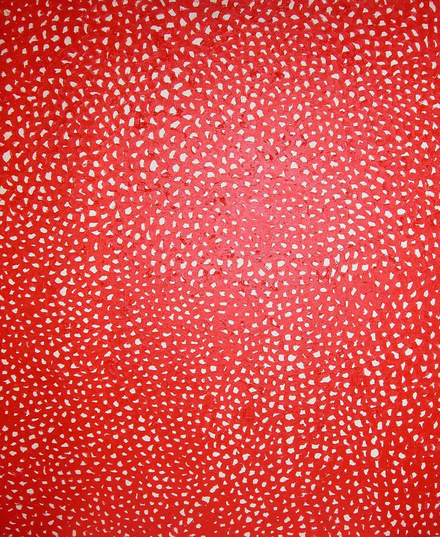 YAYOI KUSAMA Nets No.50 1997 Oil on canvas 73 x 61cm