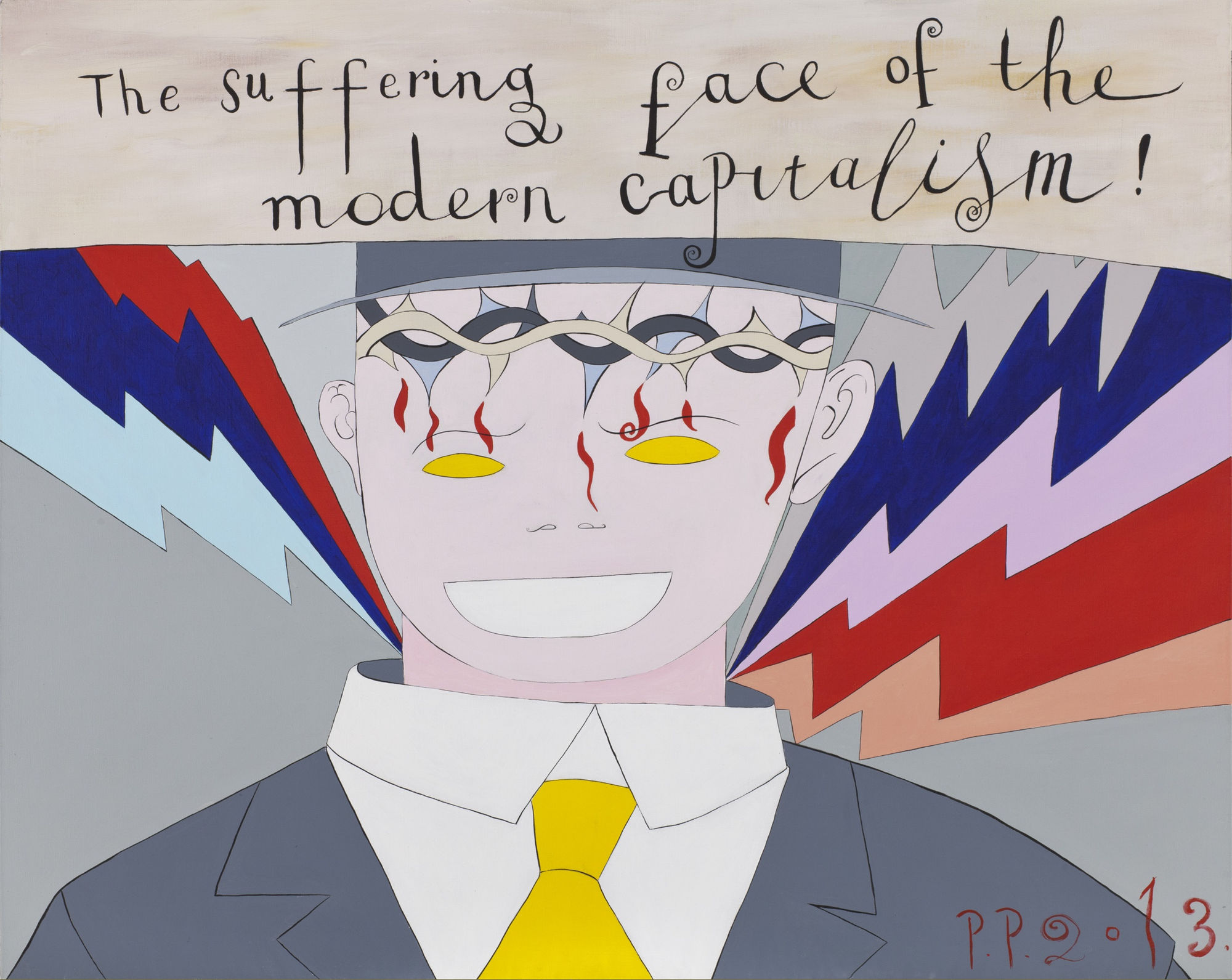 Pavel Pepperstein The Suffering Face of The Modern Capitalism, 2013