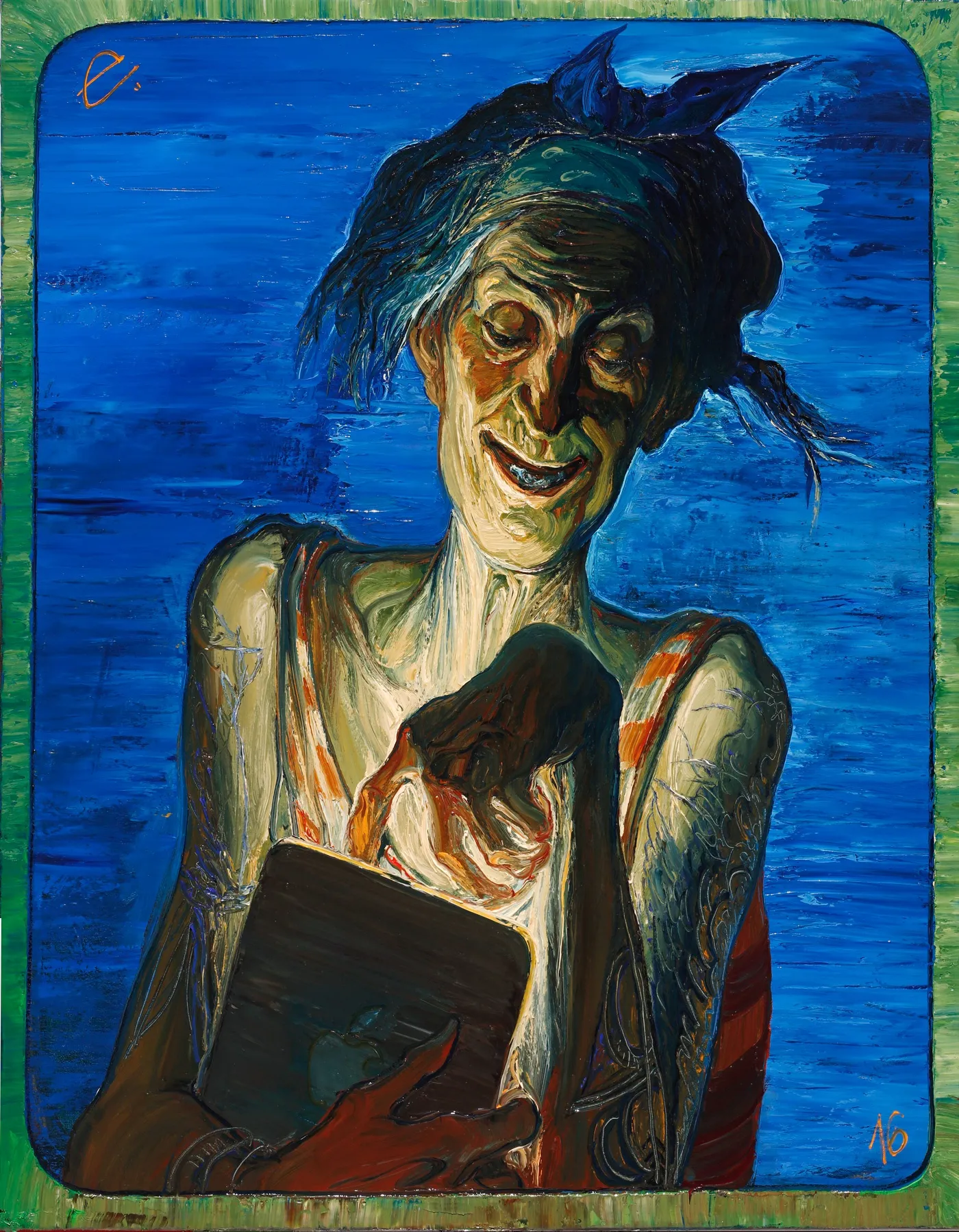 Egor Koshelev Lady with a tablet, 2016