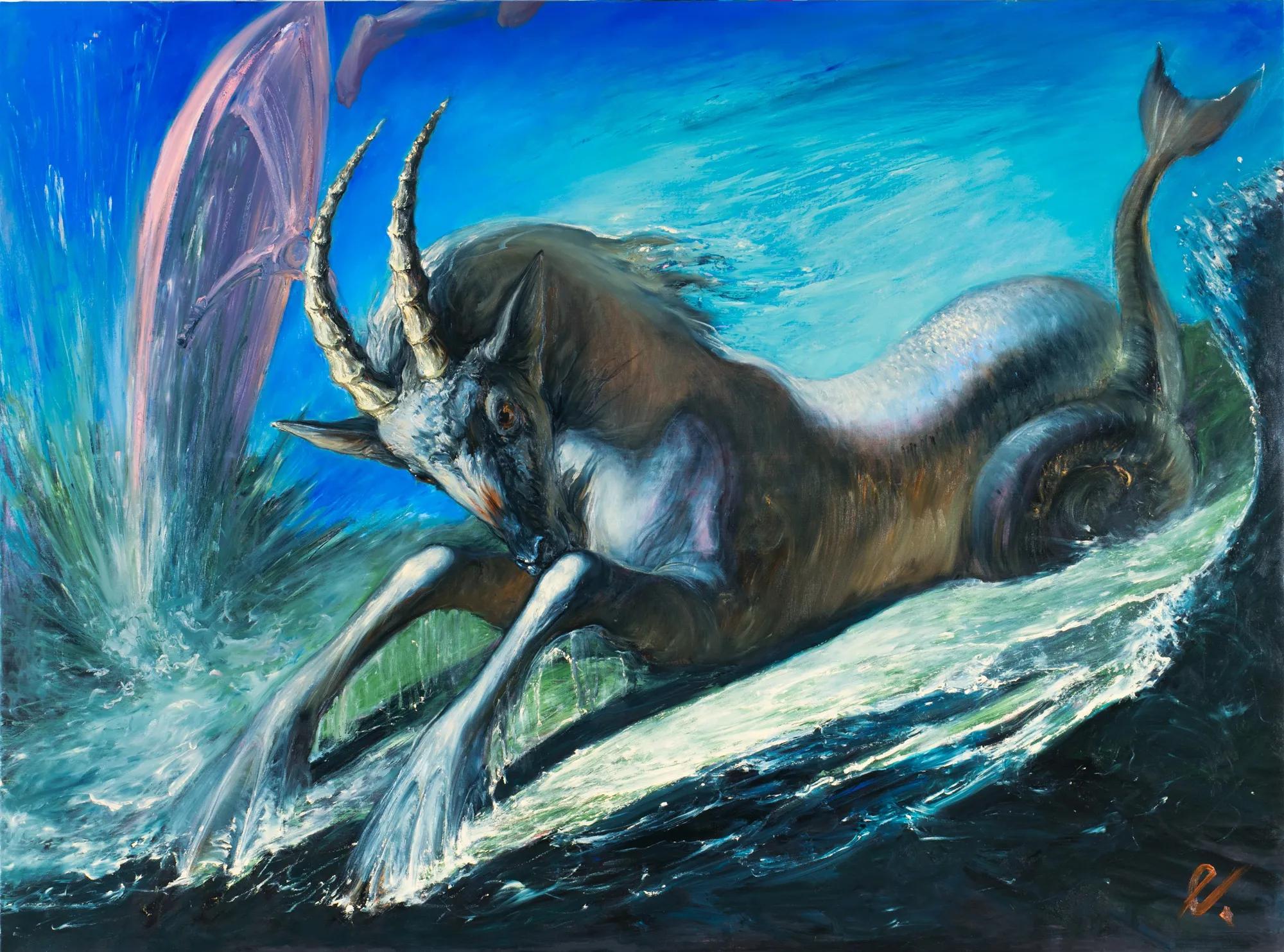 Egor Koshelev The appearance of an ibex, 2017