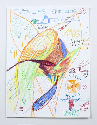 Jonathan Meese "Saalschu&Atilde;&Yuml;", 2009