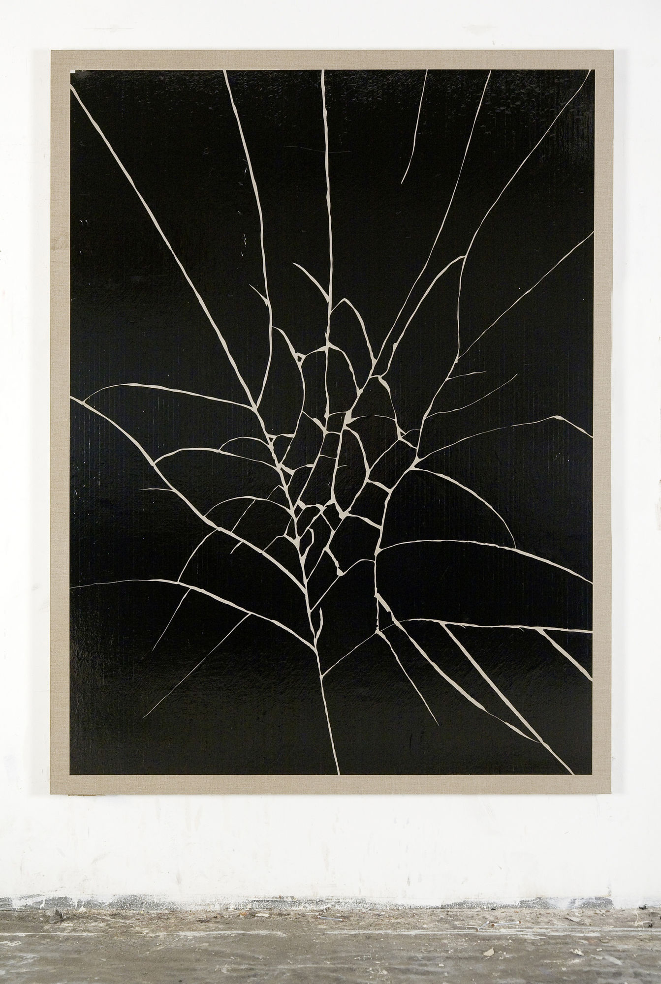 Gregor Hildebrandt Front-side of the mirror (broken), 2010