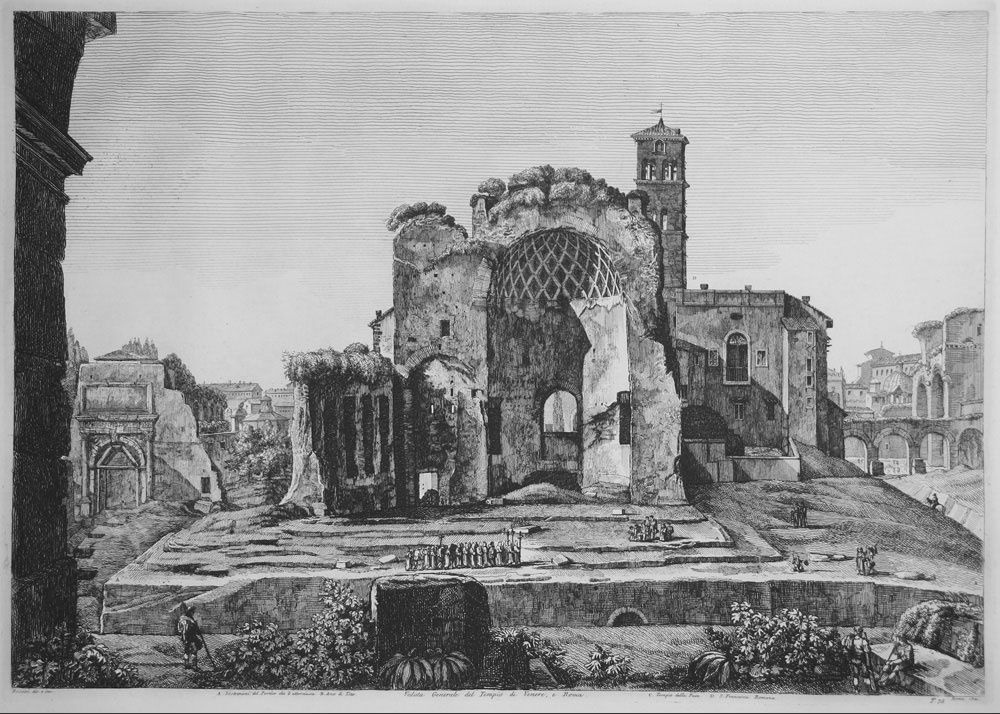 "Roman Antiquities" by Luigi Rossini (1790 - 1857)