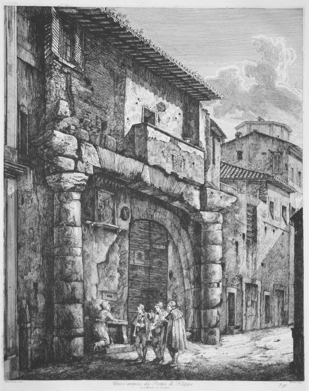 "Roman Antiquities" by Luigi Rossini (1790 - 1857)