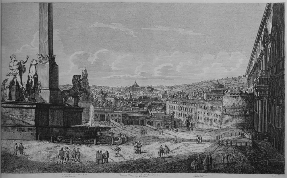 "Roman Antiquities" by Luigi Rossini (1790 - 1857)