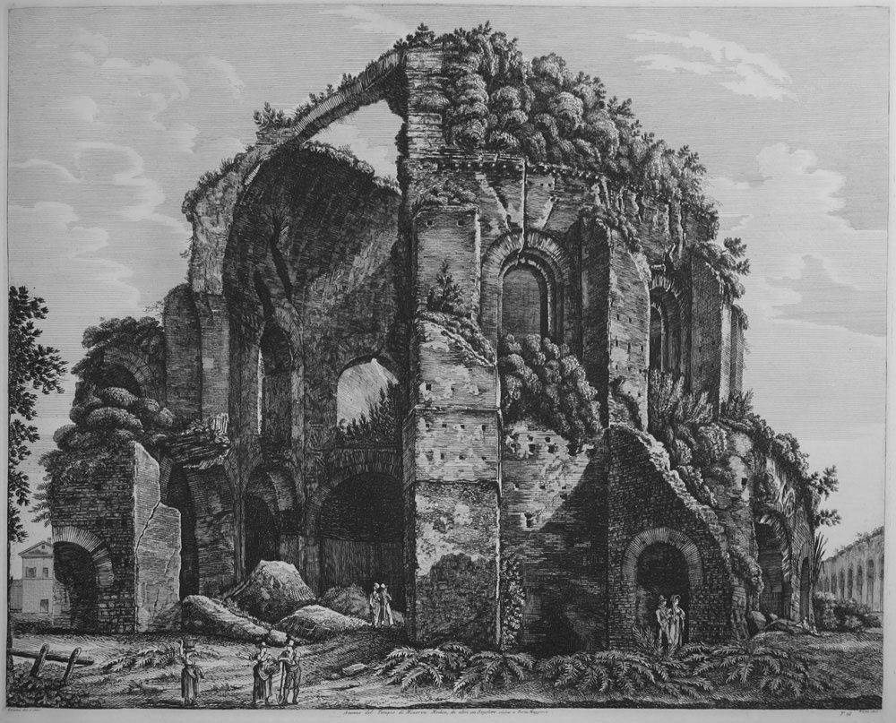 "Roman Antiquities" by Luigi Rossini (1790 - 1857)