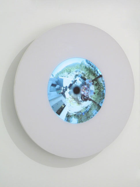 Luc Courchesne, Toscane, 2006, écran lcd, plastique, bois et ordinateur, vidéo en boucle, édition de 3