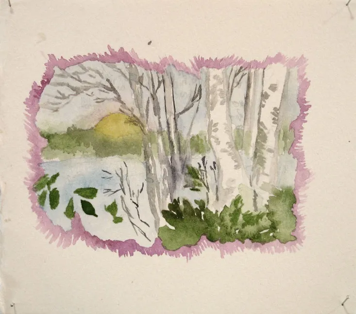 Shawna Mcleod, Untitled, 2006, aquarelle sur papier, 15 x 16.5 cm