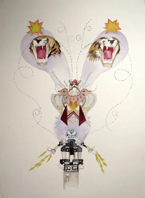 Shawna Mcleod, Untitled, 2006, aquarelle sur papier, 76 x 56 cm