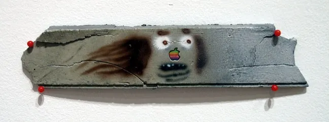 Seth Scriver, Sans titre, 2006, collage, 5 x 23 x 1 cm