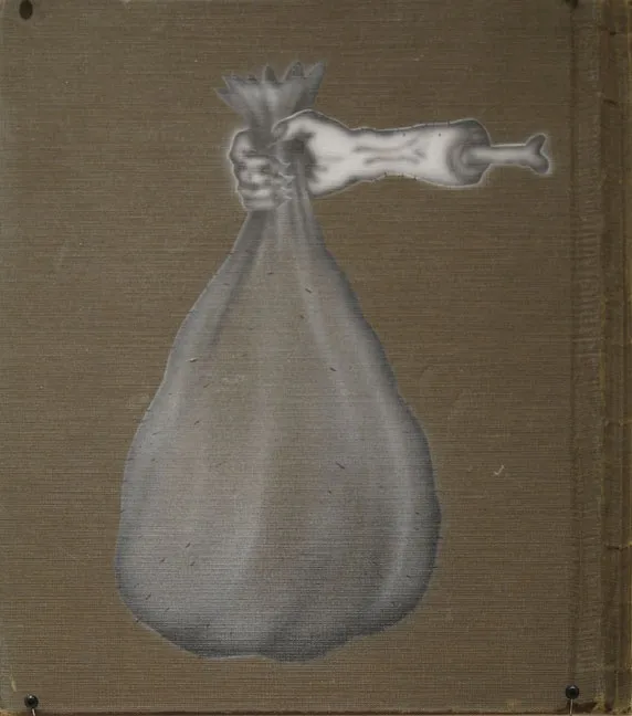 Seth Scriver, Sans titre, 2006, collage, 27 x 22.5 cm