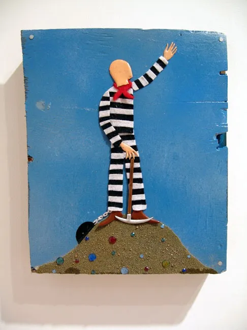 Adrian Williams, Untitled, 2006, collage, 31 x 26 x 5 cm, collection privée