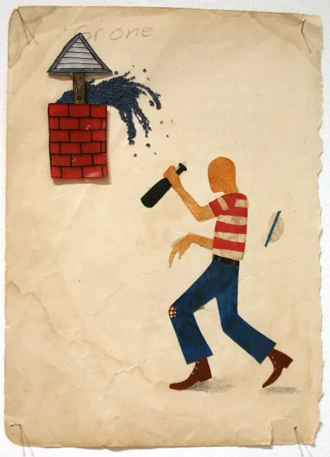 Adrian Williams, Untitled, 2006, collage, 19.5 x 14.5 cm