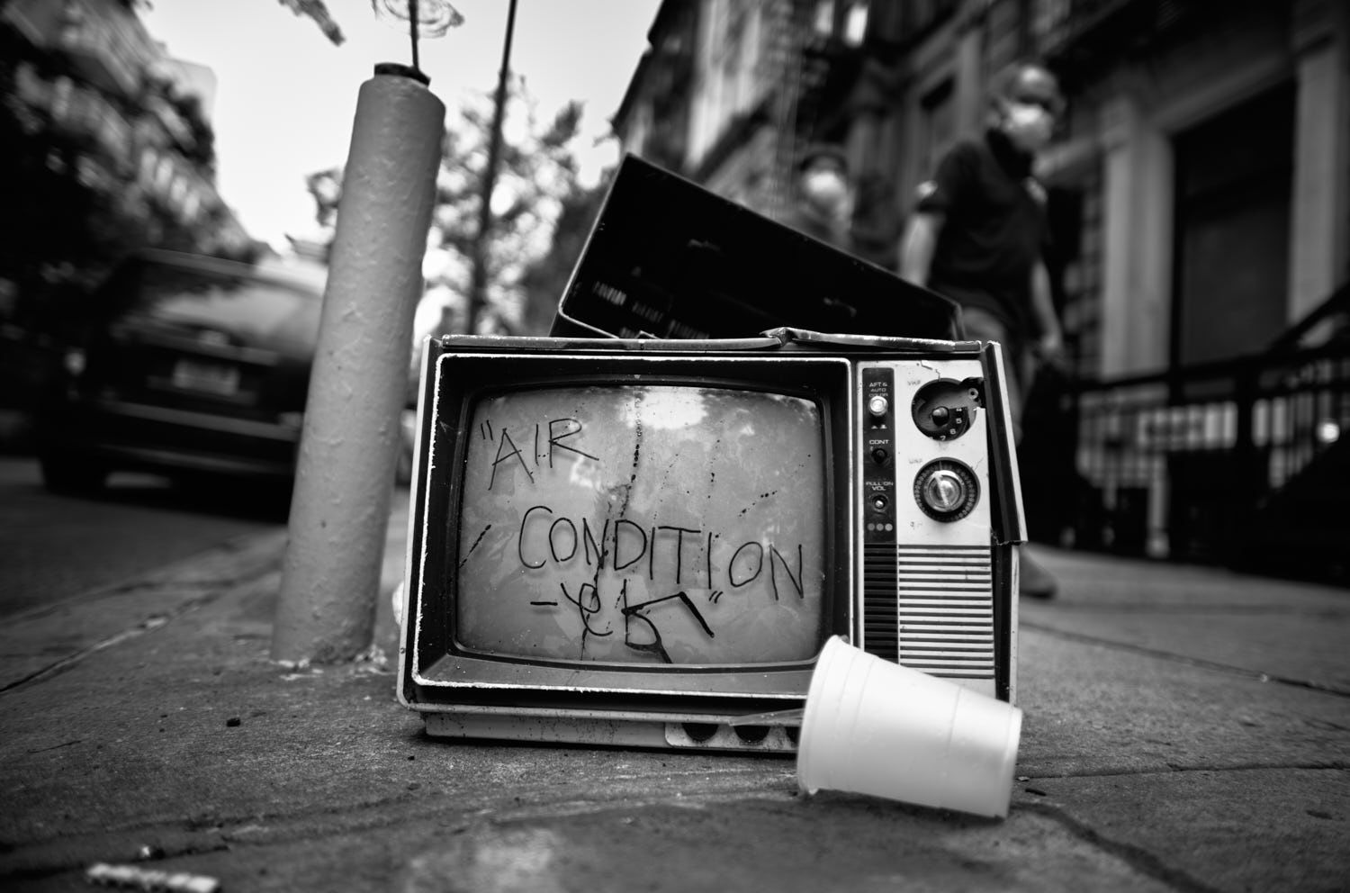 "AIR CONDITIONER IN EAST VILLAGE" NEW YORK CITY 2021 Picture by Phil Penman