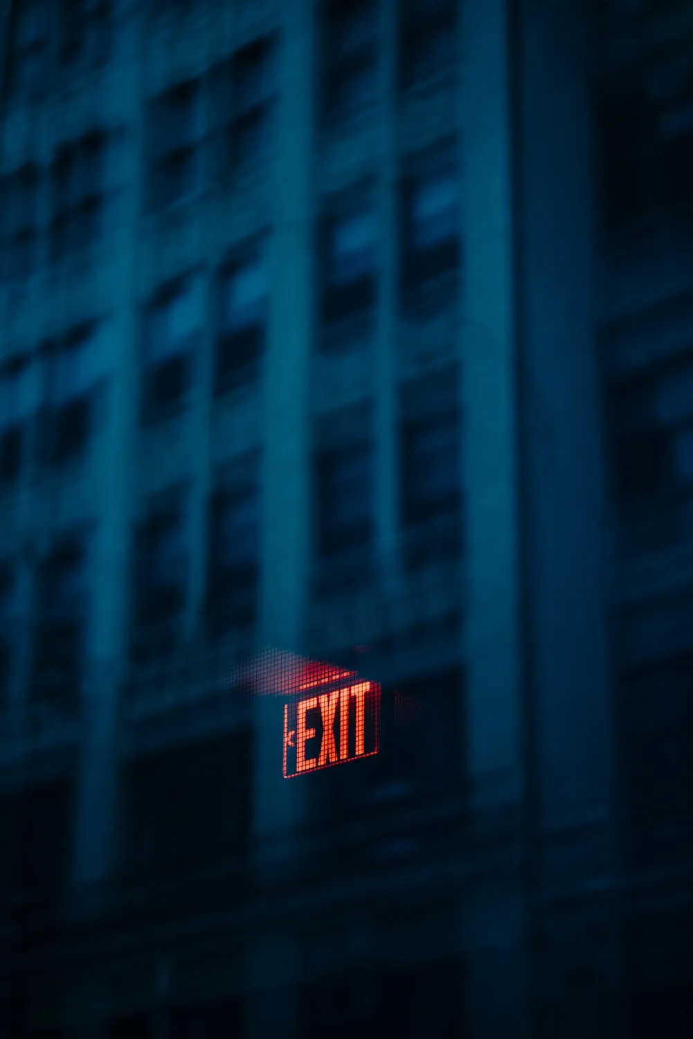 "RED AND BLUE #1 " NEW YORK CITY, 2021 Picture by Phil Penman