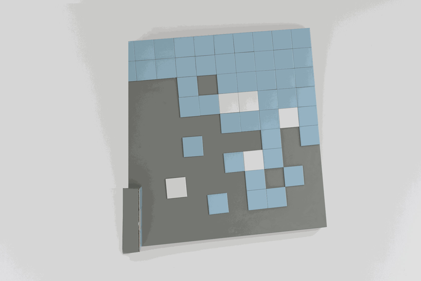 Mehmet Ali Uysal Don't abondon me series 2019 Metal,tile 100 x 100 x 22 cm