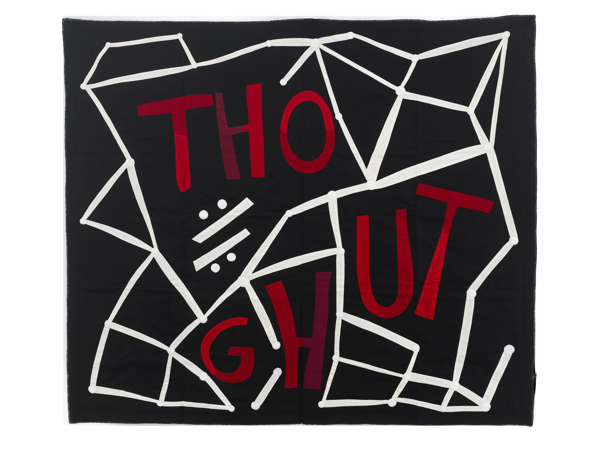 Susan Hefuna Thought 2015 Egyptian cotton 97 x 224 cm