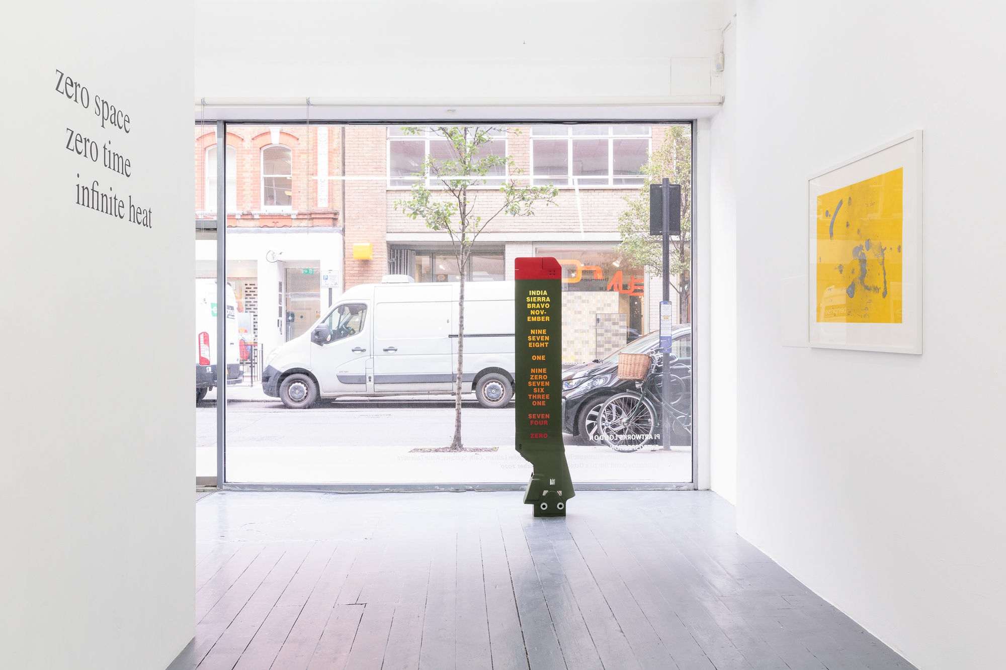 Fiona Banner, Barry Flanagan, Toby Tobias Kidd, John Latham, Cally Spooner, Anne Tallentire