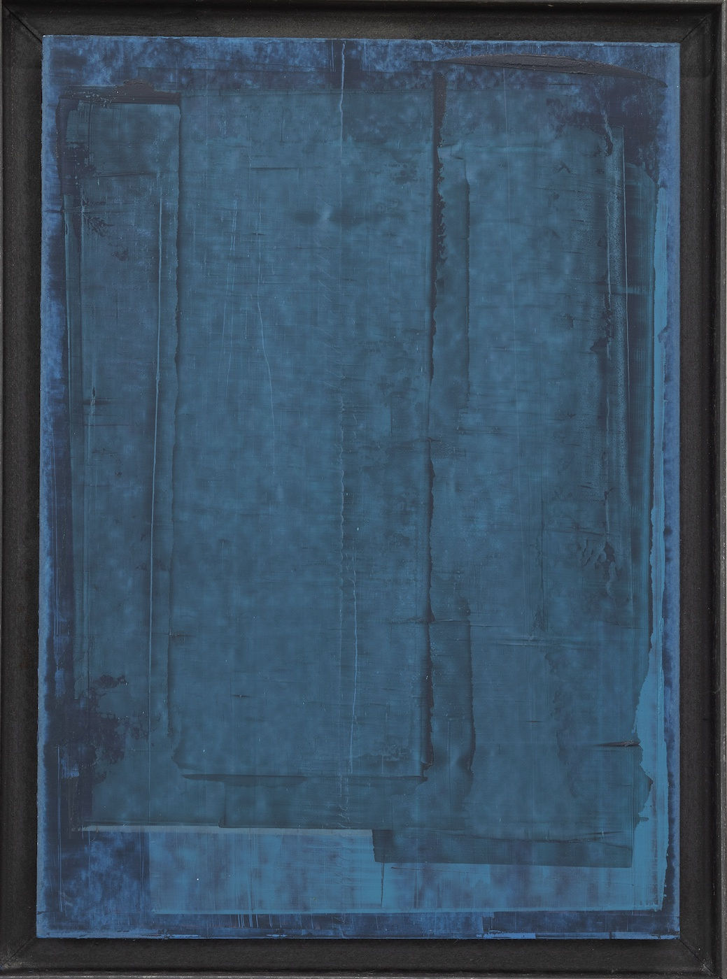 Untitled 2021 Oil on paper 46 x 34 cm (steel framed)