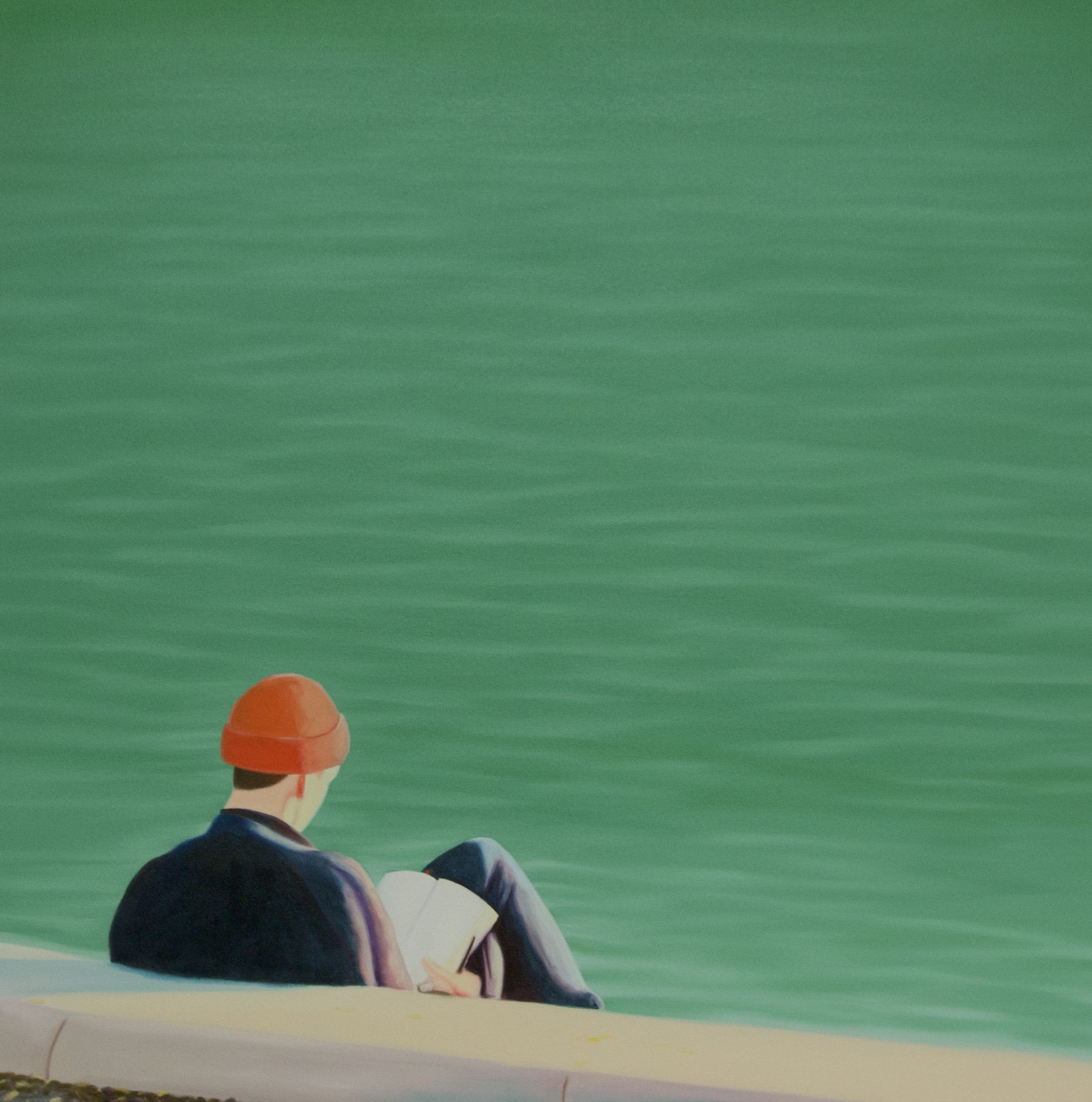 Özer Toraman The River 2021 Oil on canvas 80 x 80 cm