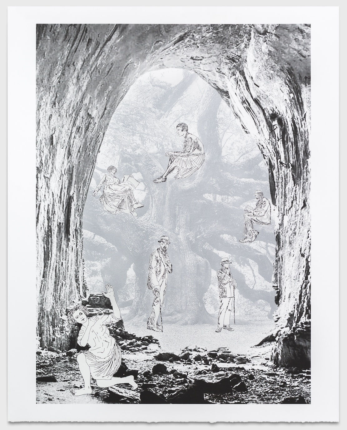 Goshka Macuga & Simon Moretti Encounters in the Field 2019 Screen print 95 x 76 cm