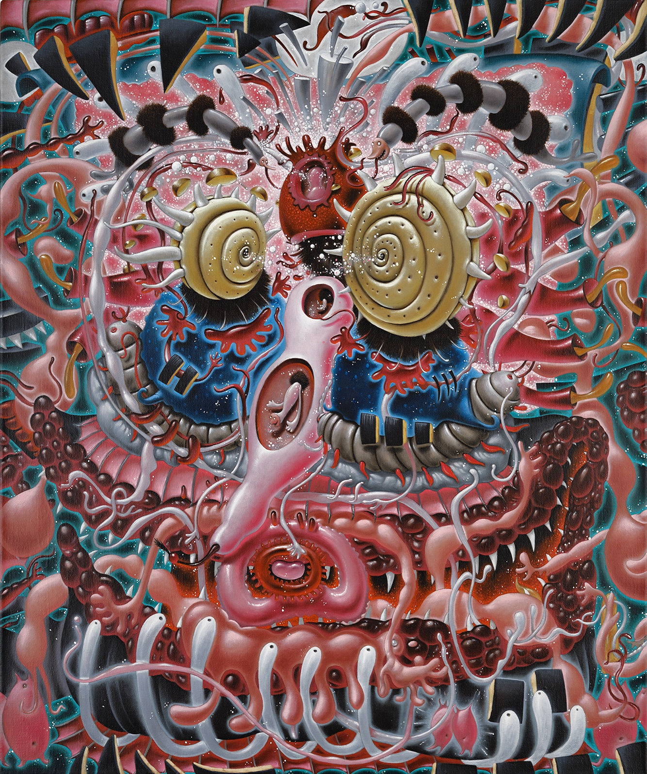 John Greenwood Soft Machine 2022 Oil on Canvas 61 x 51 cm