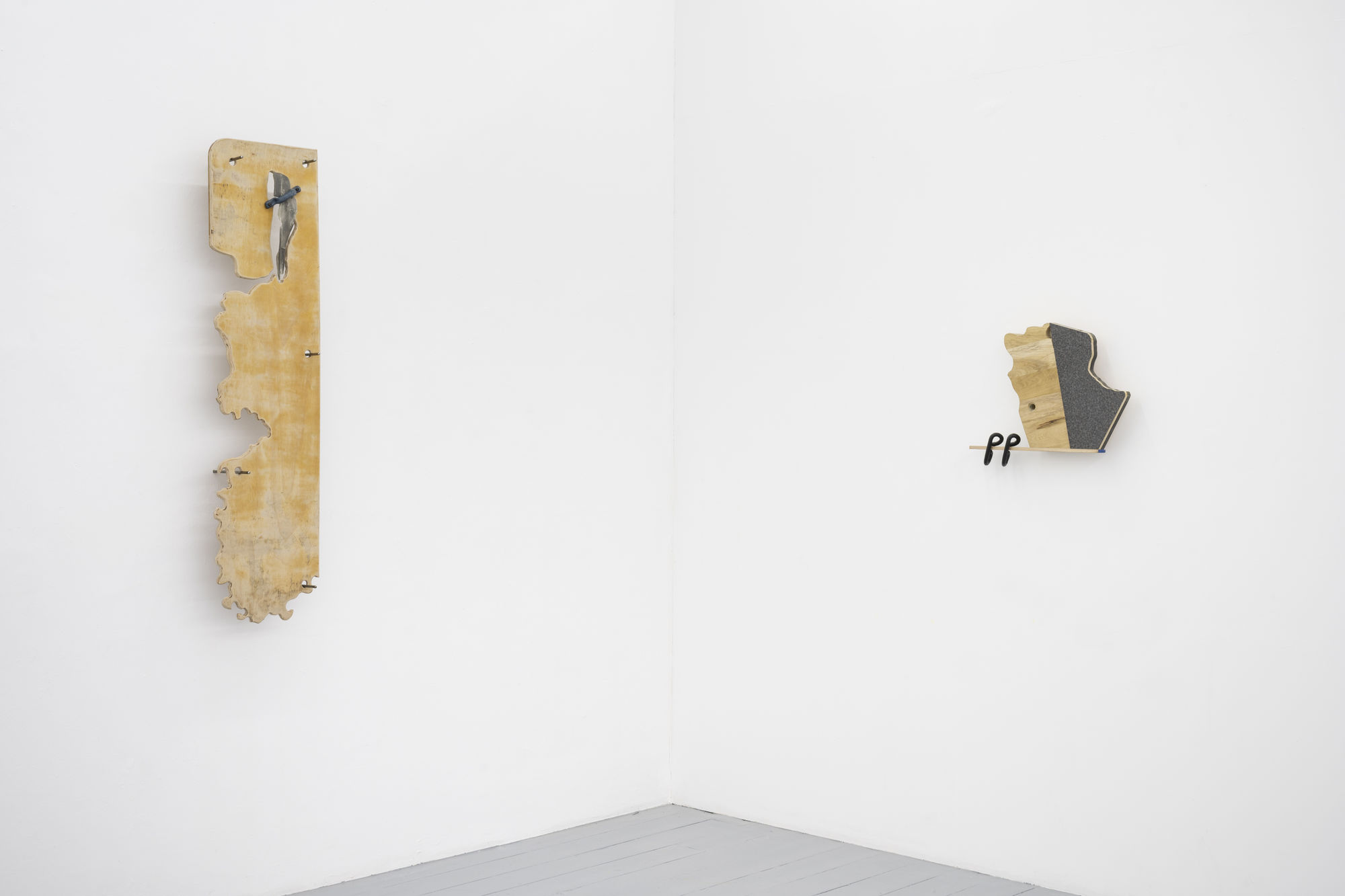 Installation view of works by Matt Ager in FEELS2NICE at Pi Artworks London