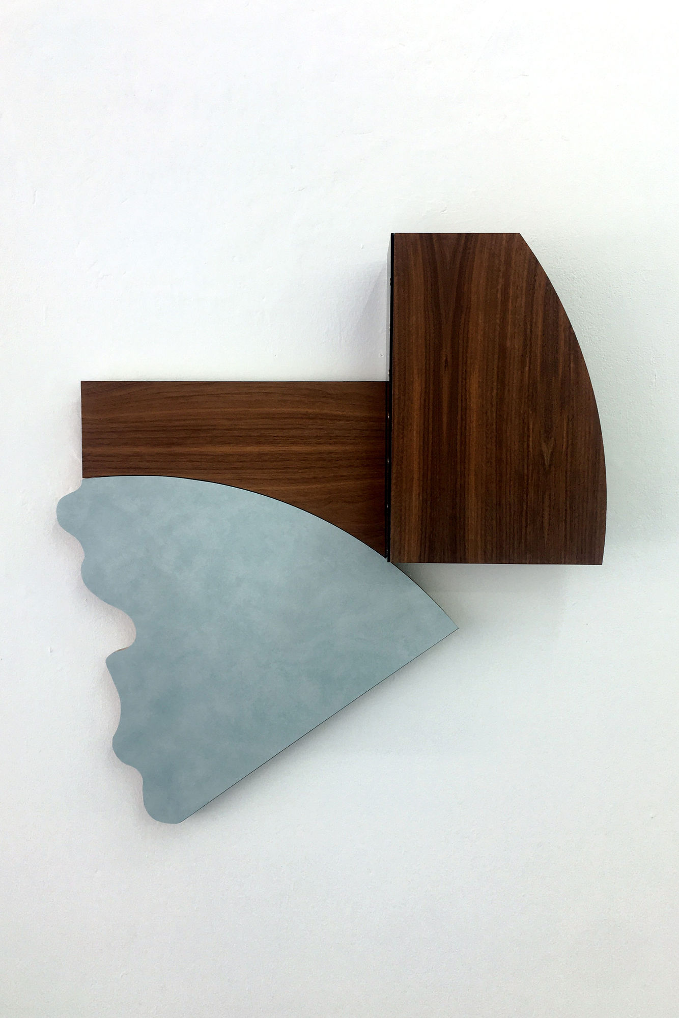 MATT AGER, UNTITLED, 2022, FORMICA MDF, STEEL, 68 X 85 X 11 CM