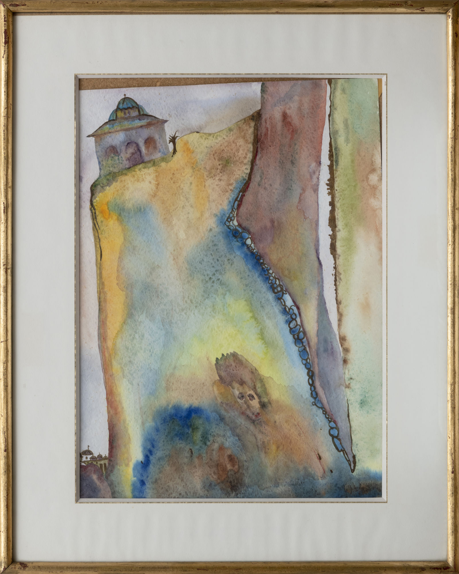 Nancy Atakan Isolation 1987 Watercolor on paper 66 x 51 cm