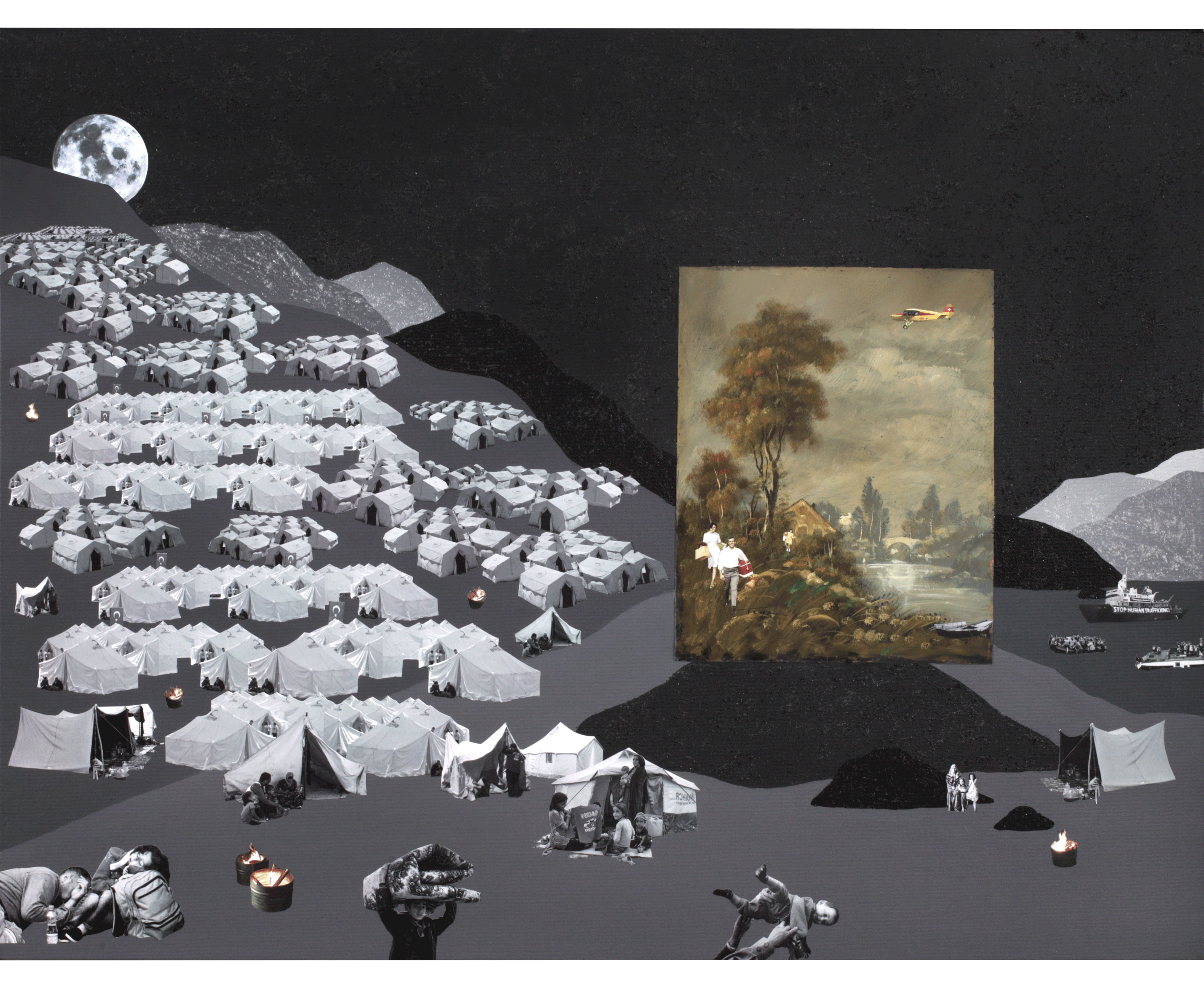 IN A WORLD WITHOUT AN END OR BEGINNIN’ (THE WEEKND), 2018