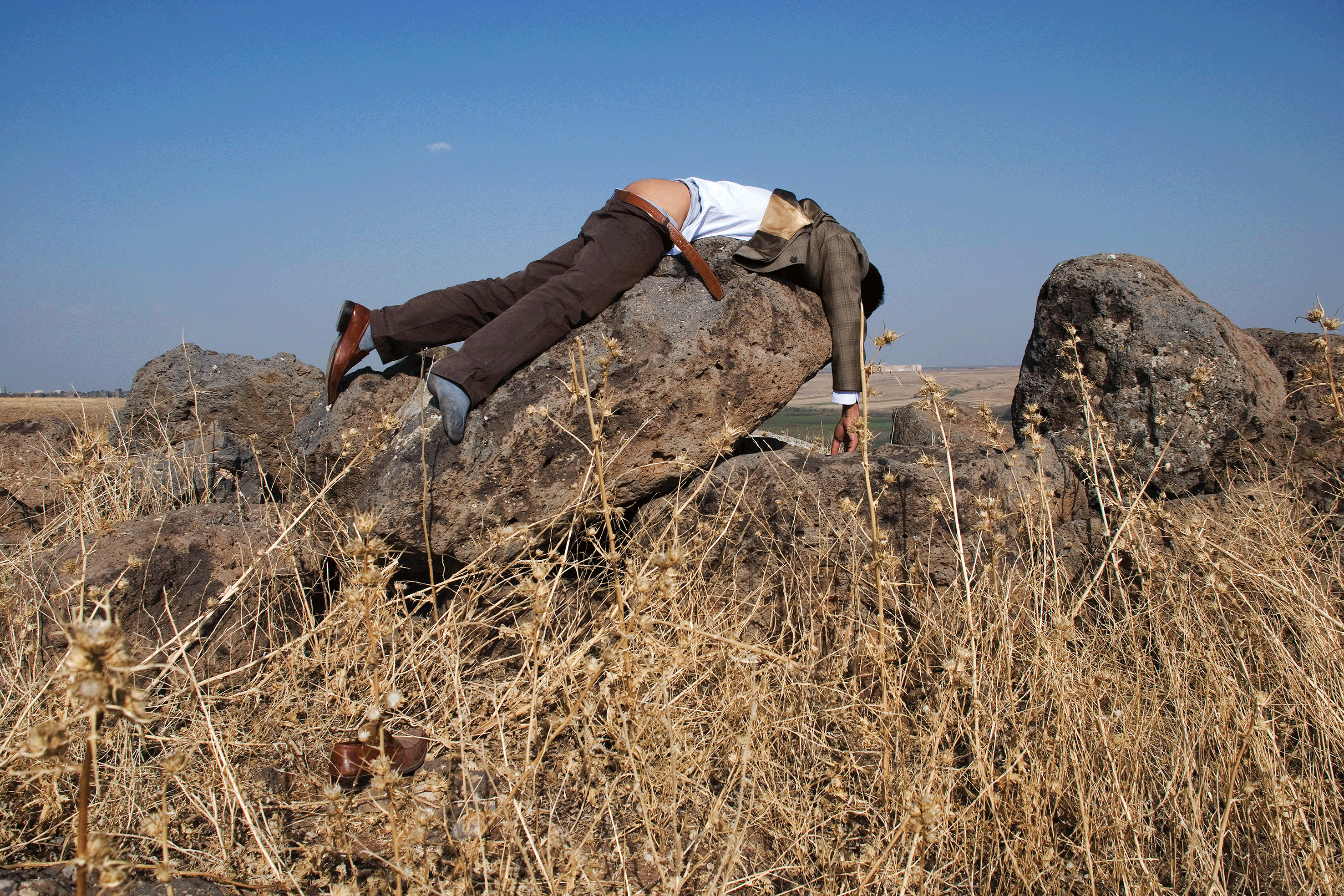 UNTITLED [The Man on the Rock - I], 2009