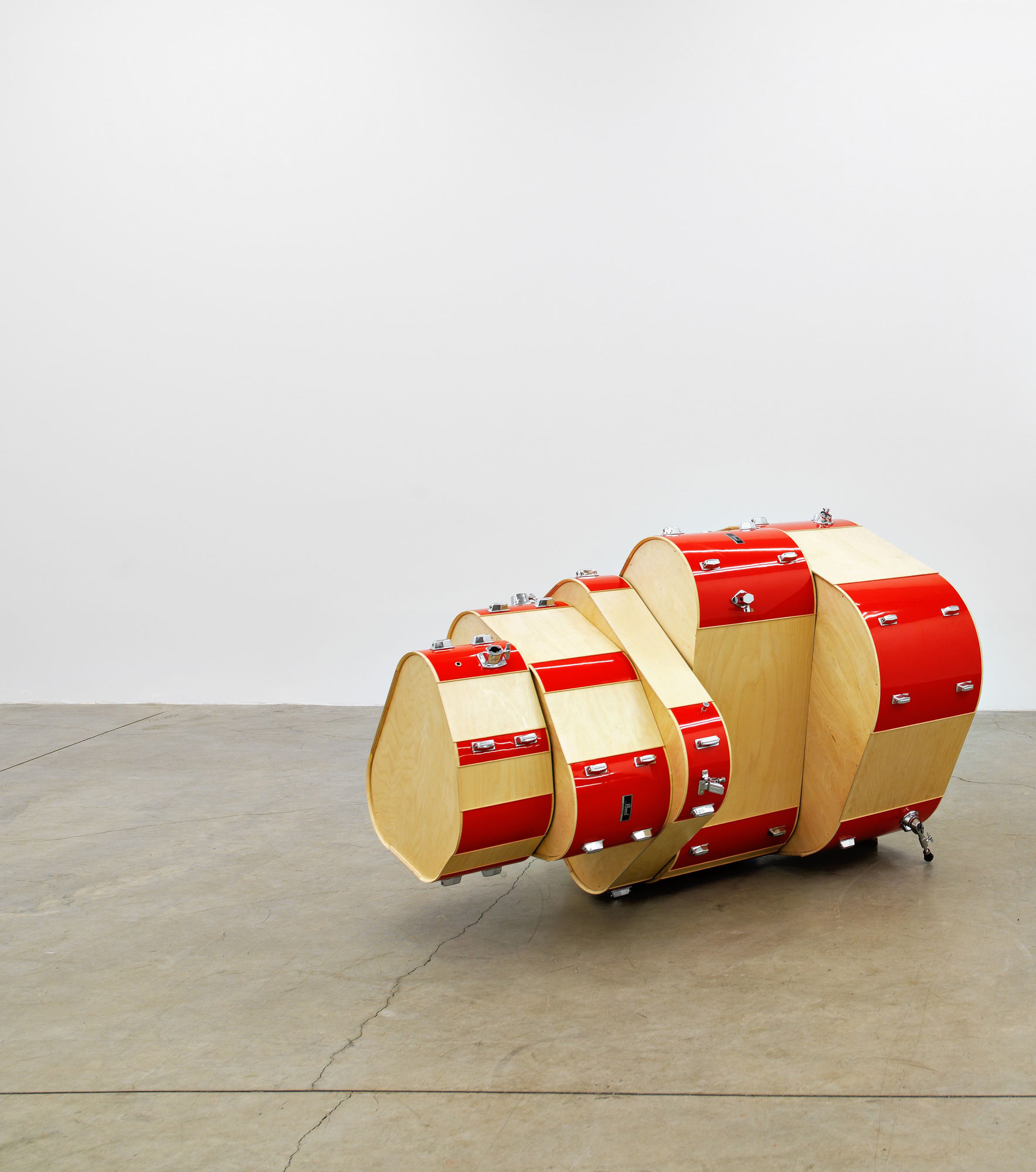 RICHARD WILSON RED SHELLS, 2019