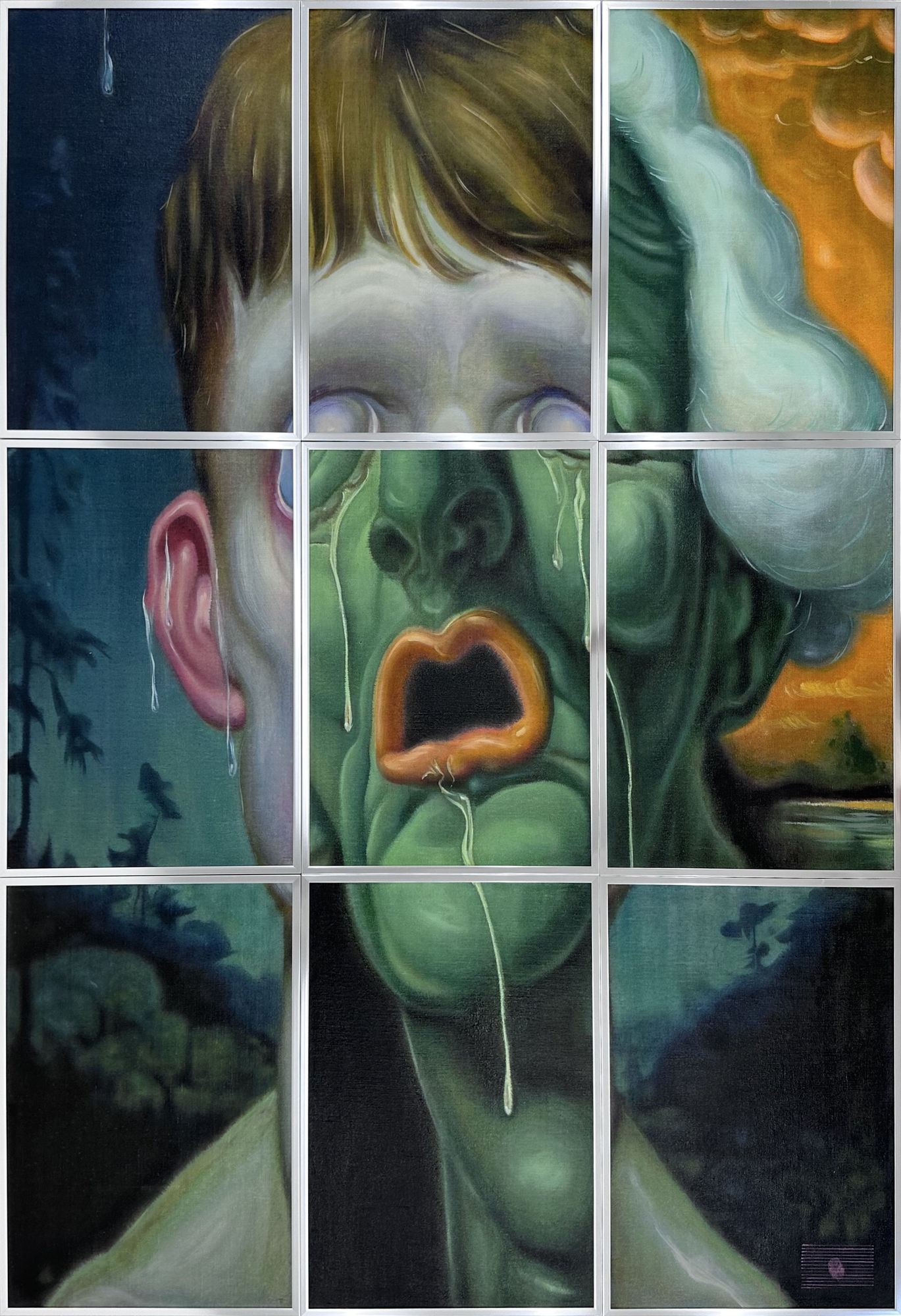 "WEEPING GLITCH" (IV), 2023