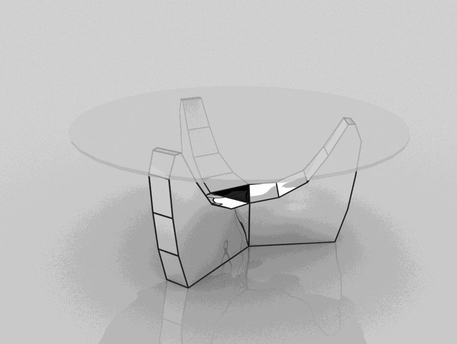 Screenkiss Low Table, 2017