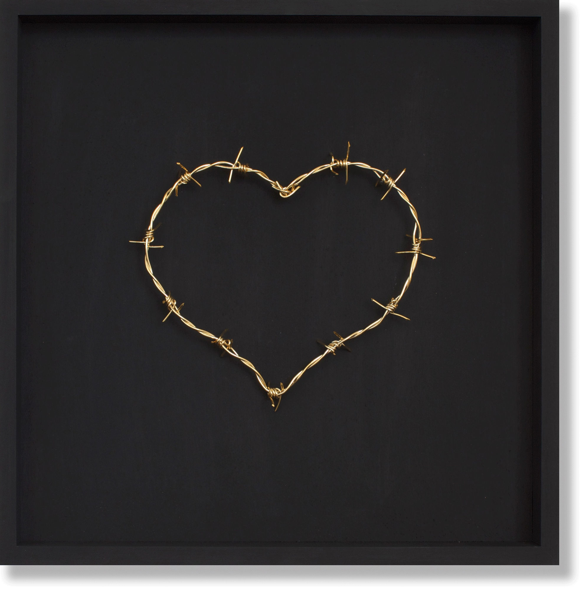 Arik Levy BarbedWire LoveMeTender (black small), 2014