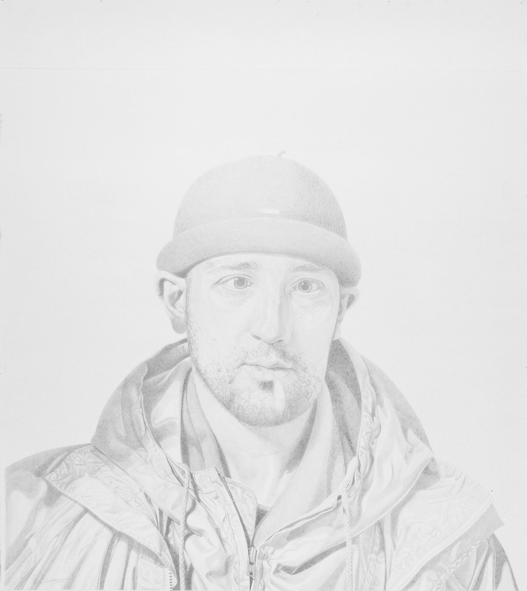 Philip Harris "S.P (Study)" Pencil on paper 110 x 110 cm