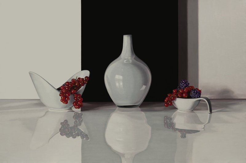 Elena Molinari "Wild Berries" Oil on canvas 97 x 146 cm