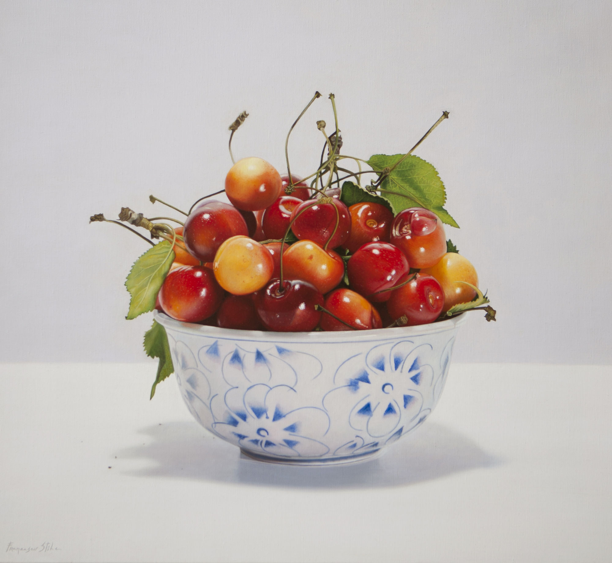 Francesco Stile "Delicious" Oil on canvas 60 x 60 cm