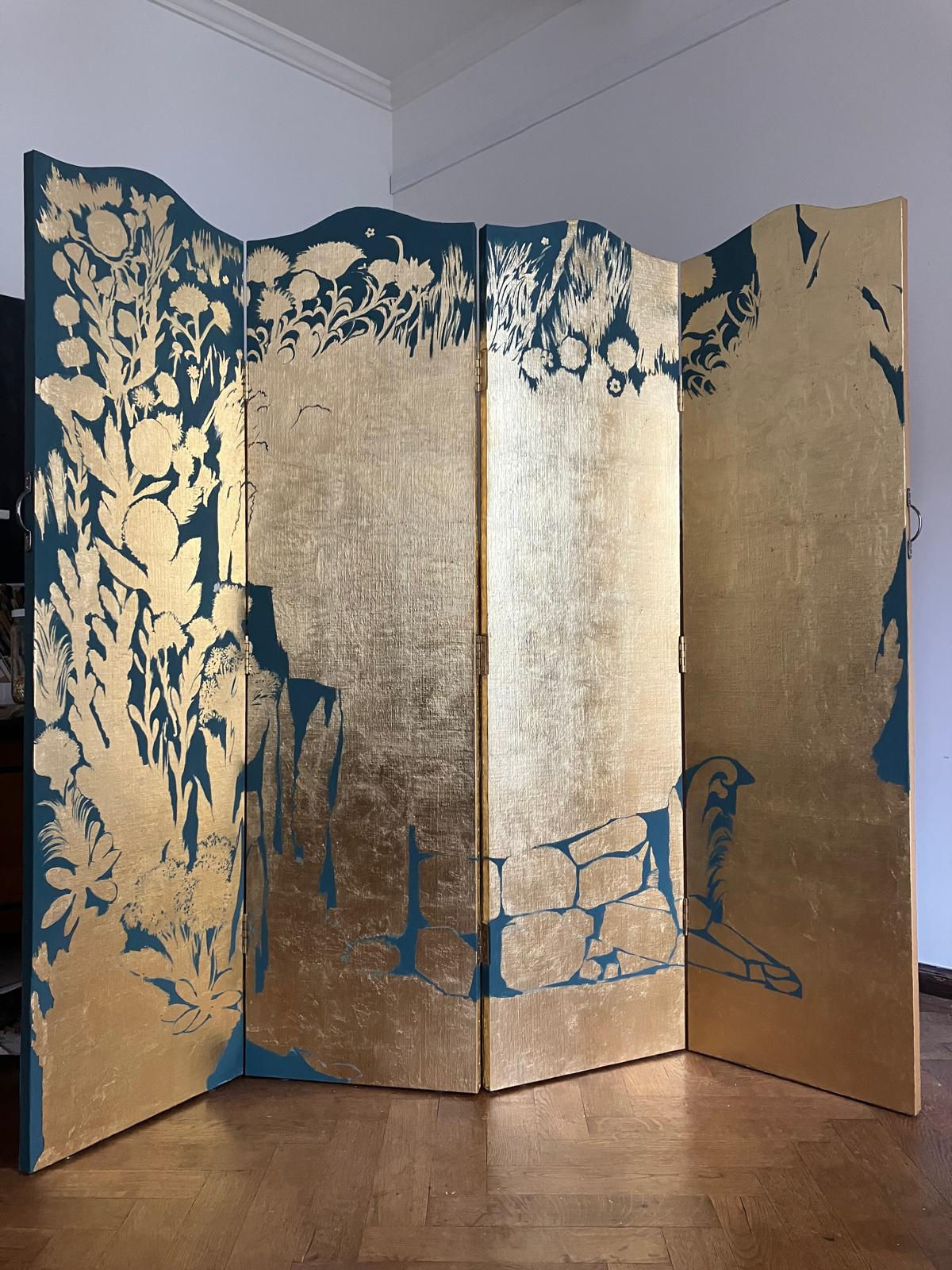 ANGÈLE BODDAERT-DEVLETIAN, FOLDING SCREEN, 2024