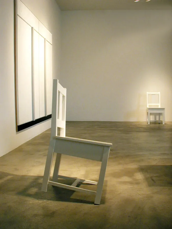 Roy McMakin | A Table, Two Chairs, A Small Chest, One Large Painting and Several Drawings