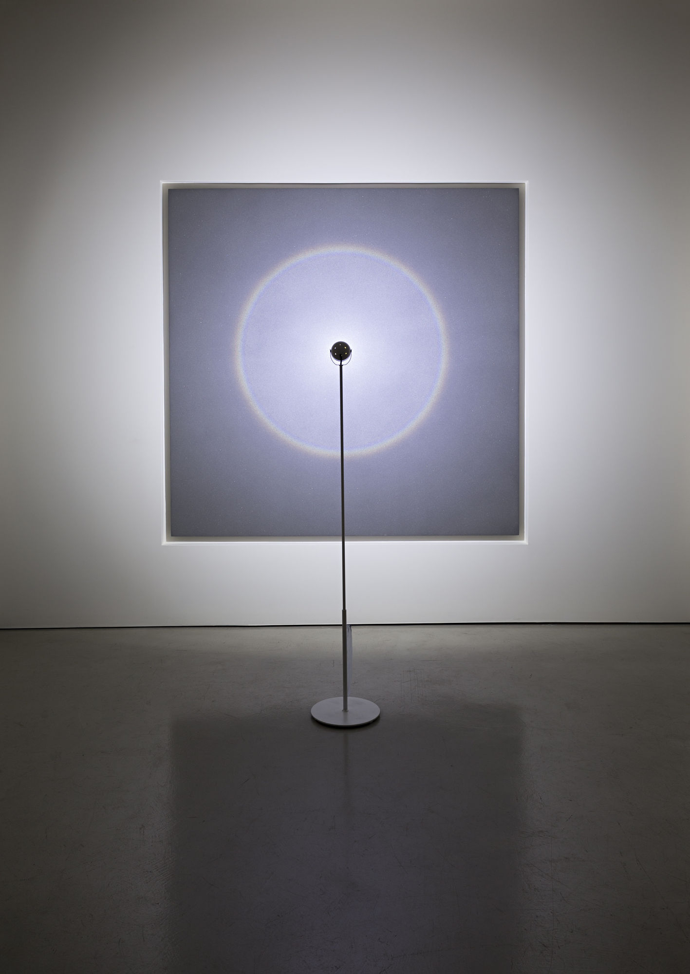 Adam Belt's "You Deceived Me and I Was Deceived" is a functioning rainbow created by using glass beads rather than rain droplets.