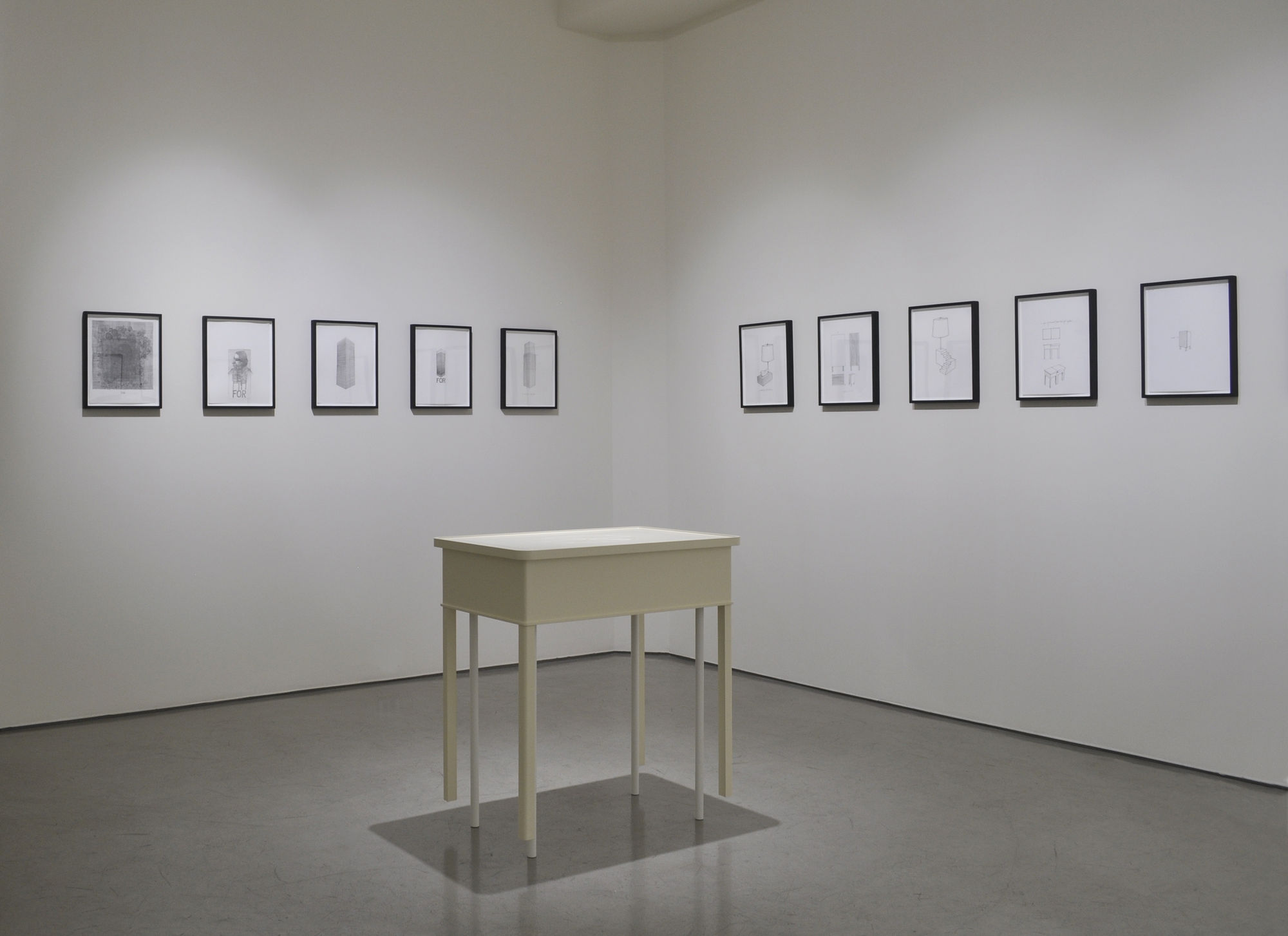 ROY MCMAKIN | Some Drawings and a Table