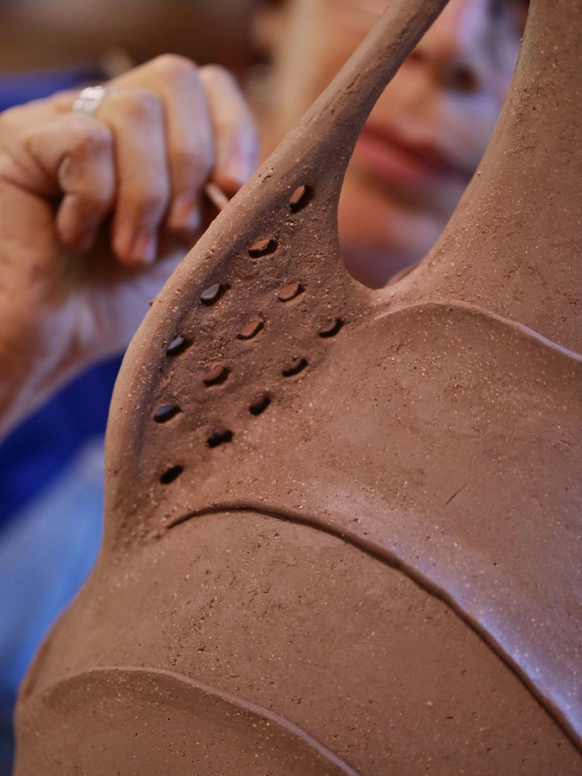 Avital Sheffer, In Studio