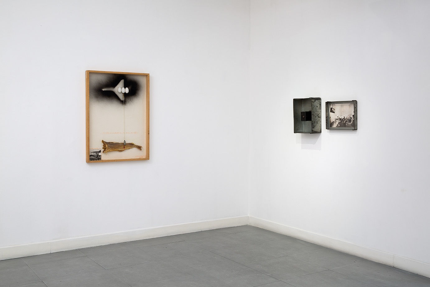 Installation view of The Last Art-of-Peace Biennale at Richard Saltoun Gallery (13 February - 20 March 2015)