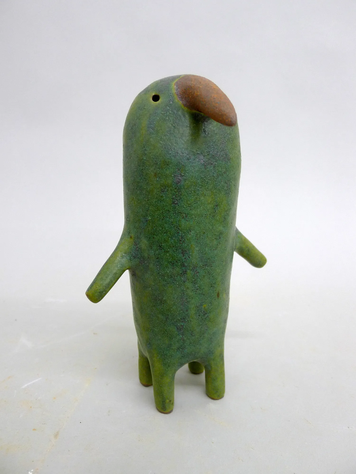 Godeleine de Rosamel 1987, 2020-2022 Glazed ceramic 7H x 4.5W x 4D Inches 18H x 11W x 10D Centimeters (GCP30666) $1,500