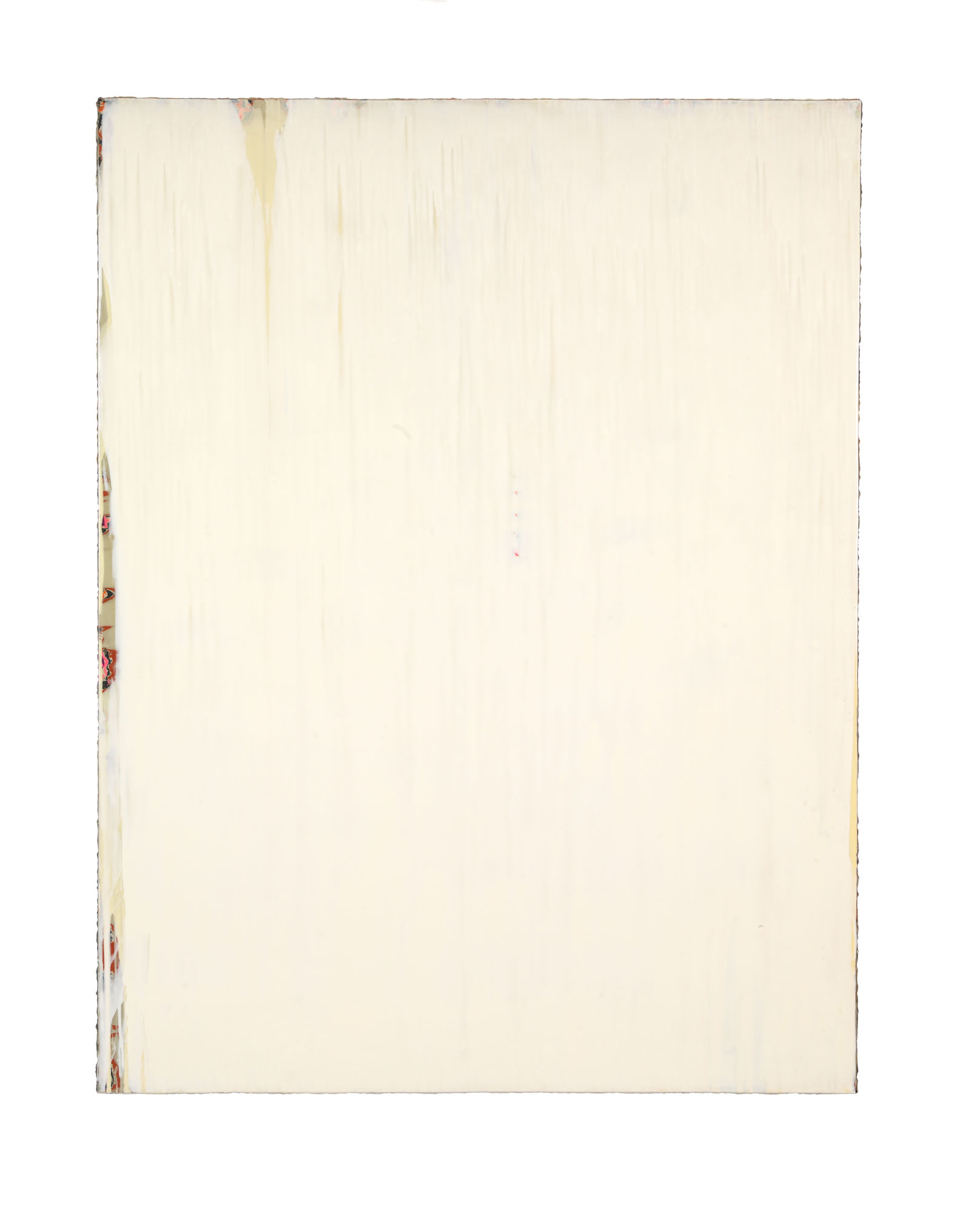 Untitled, 2015, pure pigments and varnish on wood, 153x200cm