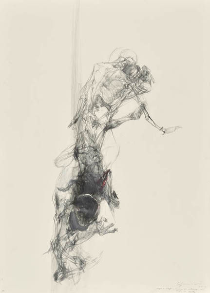 the fight, man viewed from the back, 2007