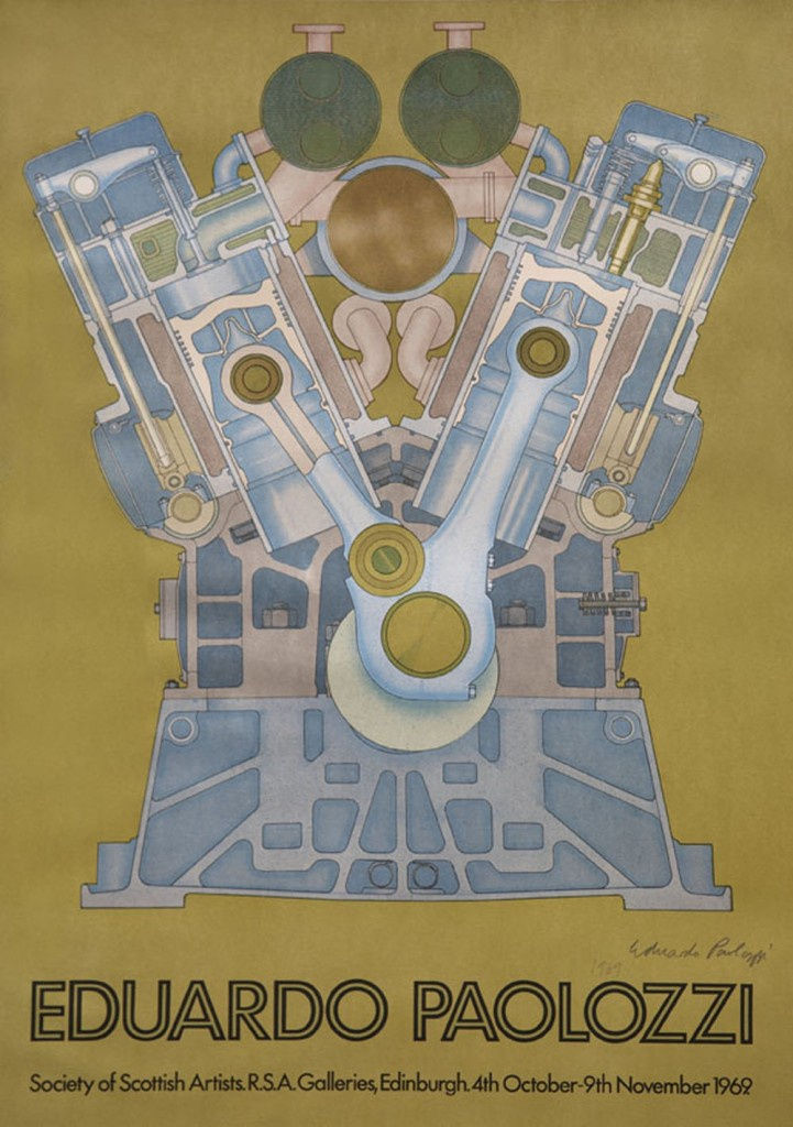 Eduardo Paolozzi, Poster For SSA Exhibition, 1969